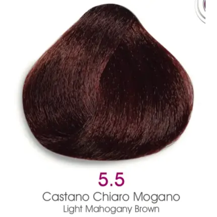 TMT Milano Art Collection Crema Colorante Luminacolor 5.5 Castaño Claro Marrón Caoba 100ml - 1